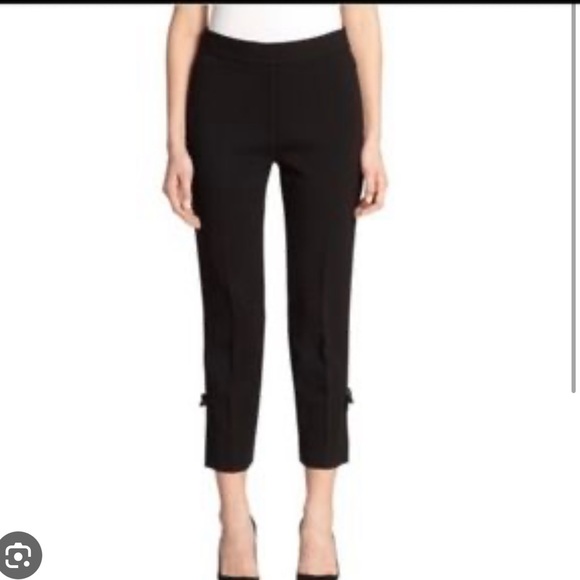 kate spade Pants - Kate Spade Classic Straight Leg Cropped Capri Trousers Sz 8 Charcoal Black